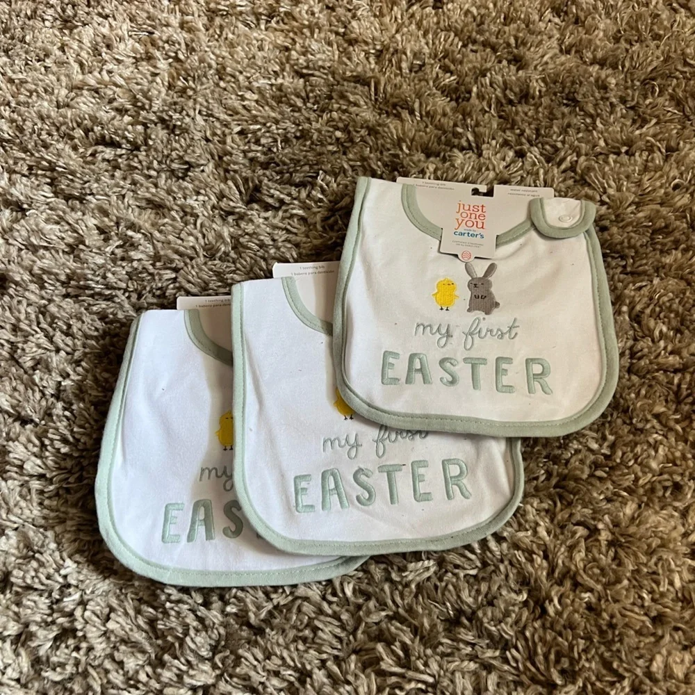 NWT Target My First Easter baby bibs